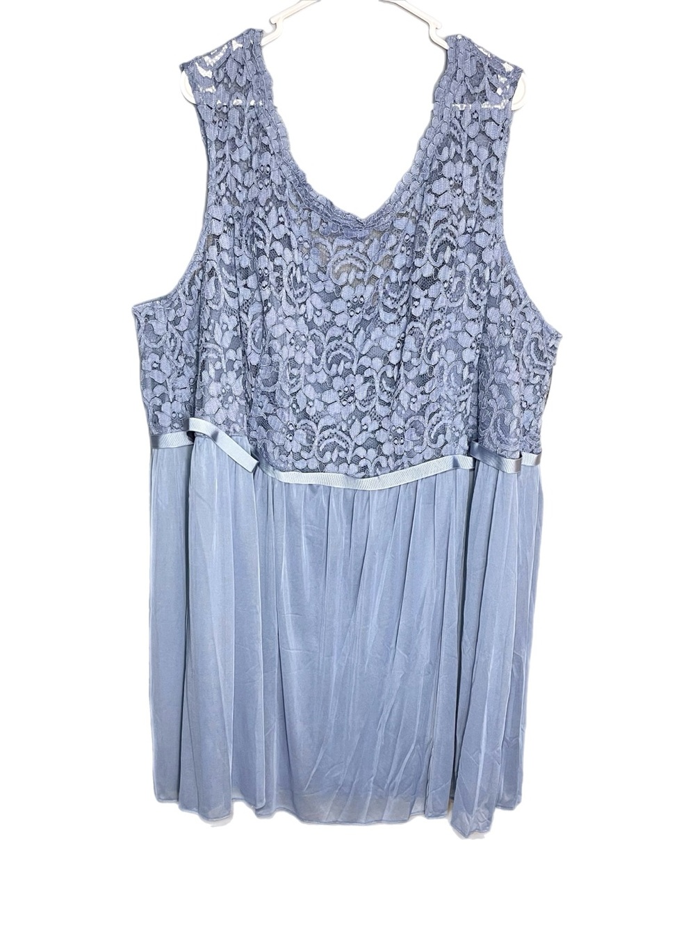 NWT Davids Bridal Bridesmaid Midi Dress Lace & Chiffon Size 30
